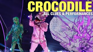 The Masked Singer Crocodile All Clues Performances amp Reveal [upl. by Elak993]