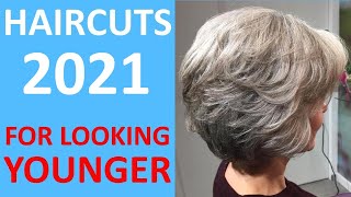 SPRING Fashion Short Haircuts 2021 For OLDER WOMEN 50 60 70 [upl. by Kosse]