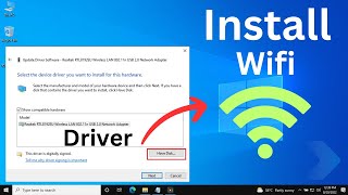 How to Install Wifi Driver on Laptop [upl. by Telrahc790]