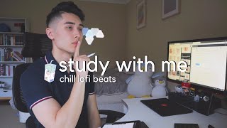 3 HOUR Study With Me Chill Lofi Music  Real Time Pomodoro Session [upl. by Oicatsana125]