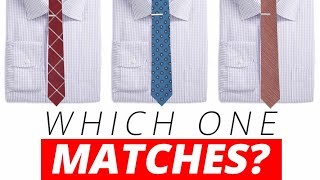 Matching Shirts amp Neckties Every Time  Best Dress Shirt amp Tie Combinations [upl. by Colan]