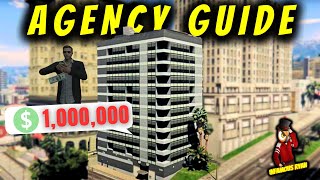 Agency Guide for GTA Online in 2024 1000000 per 1HR 15M [upl. by Medeah]