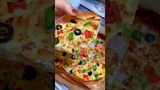 Quick amp Easy Egg Cheese Pizza in Air Fryer  Perfect Snack shorts airfryer pizza mariyadxb [upl. by Nellahs]