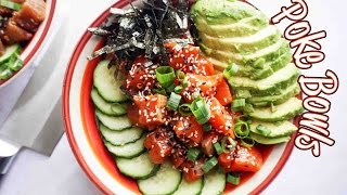 Low Carb Poke Bowl  Salmon and Tuna Poke Bowls  Kamikoto Knives [upl. by Acila]