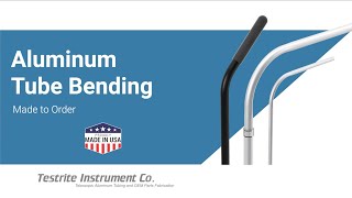 Aluminum Tube Bending [upl. by Mehsah186]