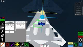 Mini B2 Spirit Stealth Bomber Tutorial Roblox Plane Crazy OUTDATED AND OLD [upl. by Imojean]