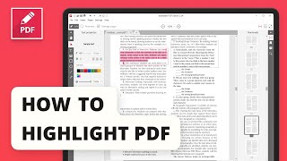 How to Highlight Text and Custom Areas in a PDF on Windows [upl. by Balliett]