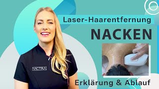 LaserHaarentfernung Nacken Victrastudio [upl. by Ulane]