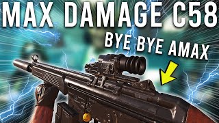 Call of Duty Warzone Max Damage C58 build is Insane [upl. by Htenaj]