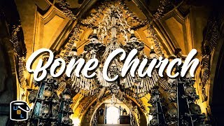 Sedlec Ossuary  The Church made of HUMAN BONES Czech  Prague Travel Guide [upl. by Conny]