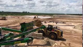 McCloskey Washing Systems 620 Sandstorm with settling tanks [upl. by Eeralih]