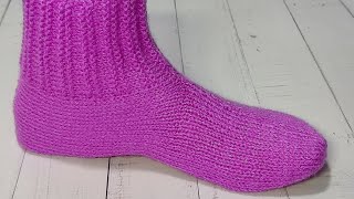 Learn how to knit very easy women booties knitting booties winters [upl. by Anek]