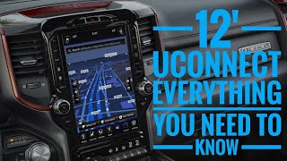 12 Uconnect System  Everything you need to know [upl. by Wiebmer150]