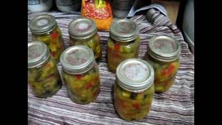 Homestead Series How To Can Zucchini Relish [upl. by Acirtap]