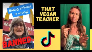 Freelee reacts to That Vegan Teacher being banned from TikTok episode 2 [upl. by Olegnaid]