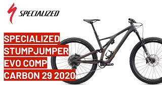 Specialized Stumpjumper EVO Comp Carbon 29 2020 bike review [upl. by Nodnarbal897]