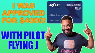 I was approved for a 4k fuel card with Pilot Flying J with no personal guarantee  Business Credit [upl. by Latsryk]