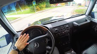 2004 Mercedes Benz G Class 40TD  POV Test Drive acceleration 0100 [upl. by Carper684]