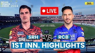 SRH vs RCB Highlights 1st Innings Royal Challengers Bengaluru Makes 206  IPL 2024 [upl. by Efinnej]