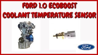 10 ECOBOOST COOLANT TEMPERATURE SENSOR REPLACEMENT [upl. by Haase]