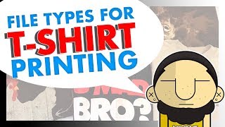 File Types and Print Format for T SHIRT PRINTING amp Design [upl. by Attenat]