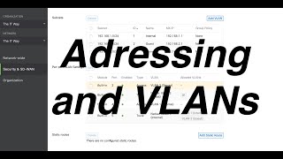 HOW to configure Addressing and VLANs in Cisco Meraki Security Appliance MX [upl. by Laughton271]