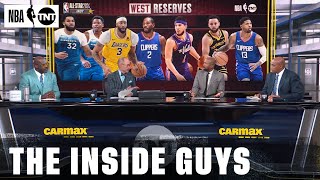 2024 West AllStar Reserves Revealed  NBA on TNT [upl. by Anilra134]