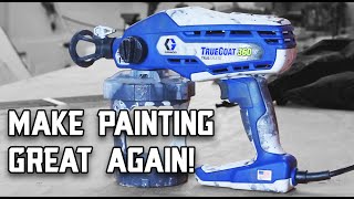 Low Cost Handheld Paint Sprayer  Graco Truecoat 360 DS Review [upl. by Hector]