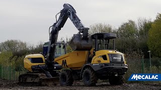 MECALAC  MDX Cab Dumper  Impact test [upl. by Claybourne]