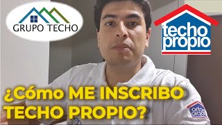 INSCRIPCIÓN TECHO PROPIO  CENTROS AUTORIZADOS  GRUPO TECHO EXPLICA [upl. by Corissa]