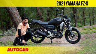 Yamaha FZX review  What Xactly is it  Ride Review  Autocar India [upl. by Adalai]