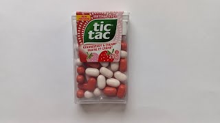 tic tac strawberry amp cream review [upl. by Eelame]