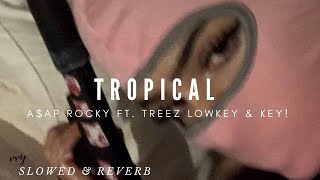 tropical  aap rocky ft treez lowkey ak47 intro ⎠slowed  reverb [upl. by Anilorak]