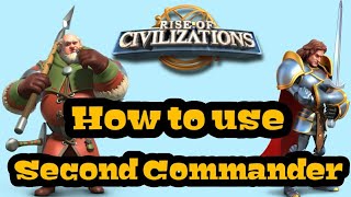 Rise of Kingdoms  Beginners Guide  How to use Second Commander [upl. by Christi471]