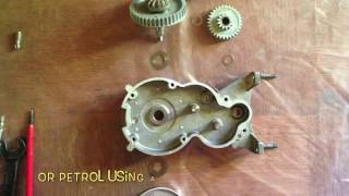 Kenwood chef A701  A701A gearbox rebuild [upl. by Ahsinnek]