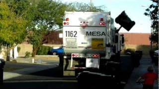 Recycle Kid waiting for the garbage truck in Mesa Arizona [upl. by Ardnohsed150]