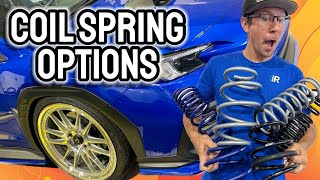 Coil Spring Options for the 2022 Subaru WRX  HampR amp Eibach [upl. by Sadnac369]