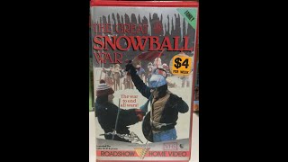 The Great Snowball War Australian VHS Opening Roadshow 1987 [upl. by Holli403]