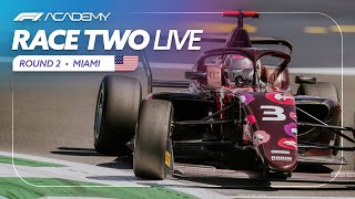 LIVE Race 2  Miami 2024  F1 Academy [upl. by Yenhoj]