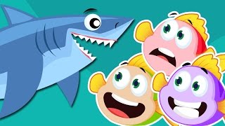 Three Little Fishies 🐟 🐟 🐟  Three Little Fishies Song 🐟 🐟 🐟  Nursery Rhyme With Lyrics [upl. by Fabrienne]