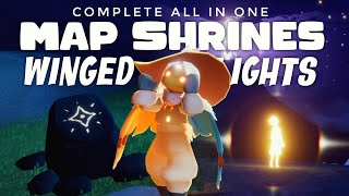 All Map Shrines amp Winged Lights Locations  Updated Version  Beginners Guide  Noob Mode [upl. by Tate748]