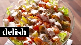 How To Make BLT Pasta Salad  Delish [upl. by Eibot]