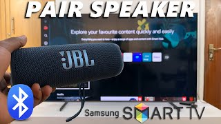 How To Connect Bluetooth Speaker To Samsung Smart TV [upl. by Ainniz]