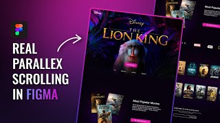 Figma Tutorial  Designing a full Website with Parallax Scroll Animation in figma [upl. by Isabea38]