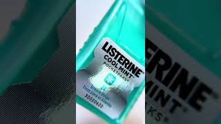 Fresh Breath Anywhere Listerine Cool Mint Pocketpaks Review [upl. by Htilil]