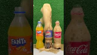 Who is stronger Mentos vs Cola vs Fanta vs Pepsi cokevsmentos [upl. by Niliak]