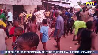 3The People of Ika Celebrating IHOGBE DAY at Agbor Obi in Agbor Delta State [upl. by Lugar]