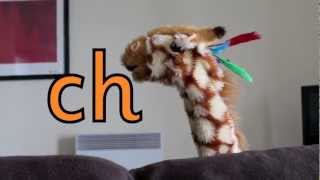 Geraldine the Giraffe learns ch sound [upl. by Mathia550]