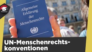 UNMenschenrechtskonvention einfach erklärt  Allgemeine Erklärung der Menschenrechte erklärt [upl. by Miculek]