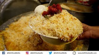 World Famous Hyderabadi CHICKEN BIRYANI  Biryani MAKING amp Tasting [upl. by Narhem]